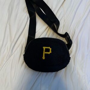 Black and Yellow Pittsburgh Pirates Crossbody Bag